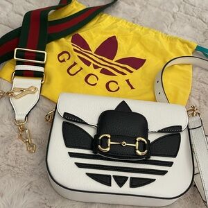 Gucci x Adidas Horsebit 1955 leather